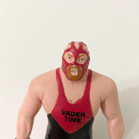 Vtg 1997 Van Vader Time BendEms  WWF Just Toys 5 Inch Tall Action Figure - Picture 13 of 16